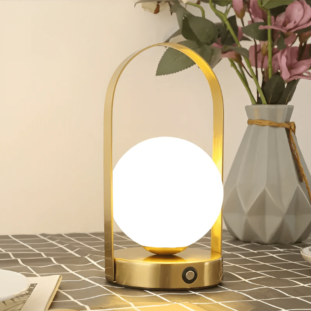 Trådløs USB-bordlampe med genopladelig funktion og stil