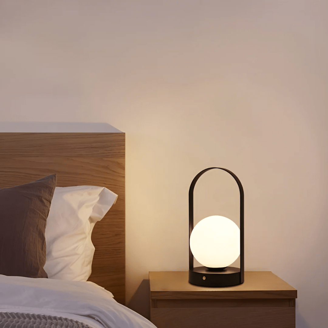 Trådløs USB-bordlampe med genopladelig funktion og stil