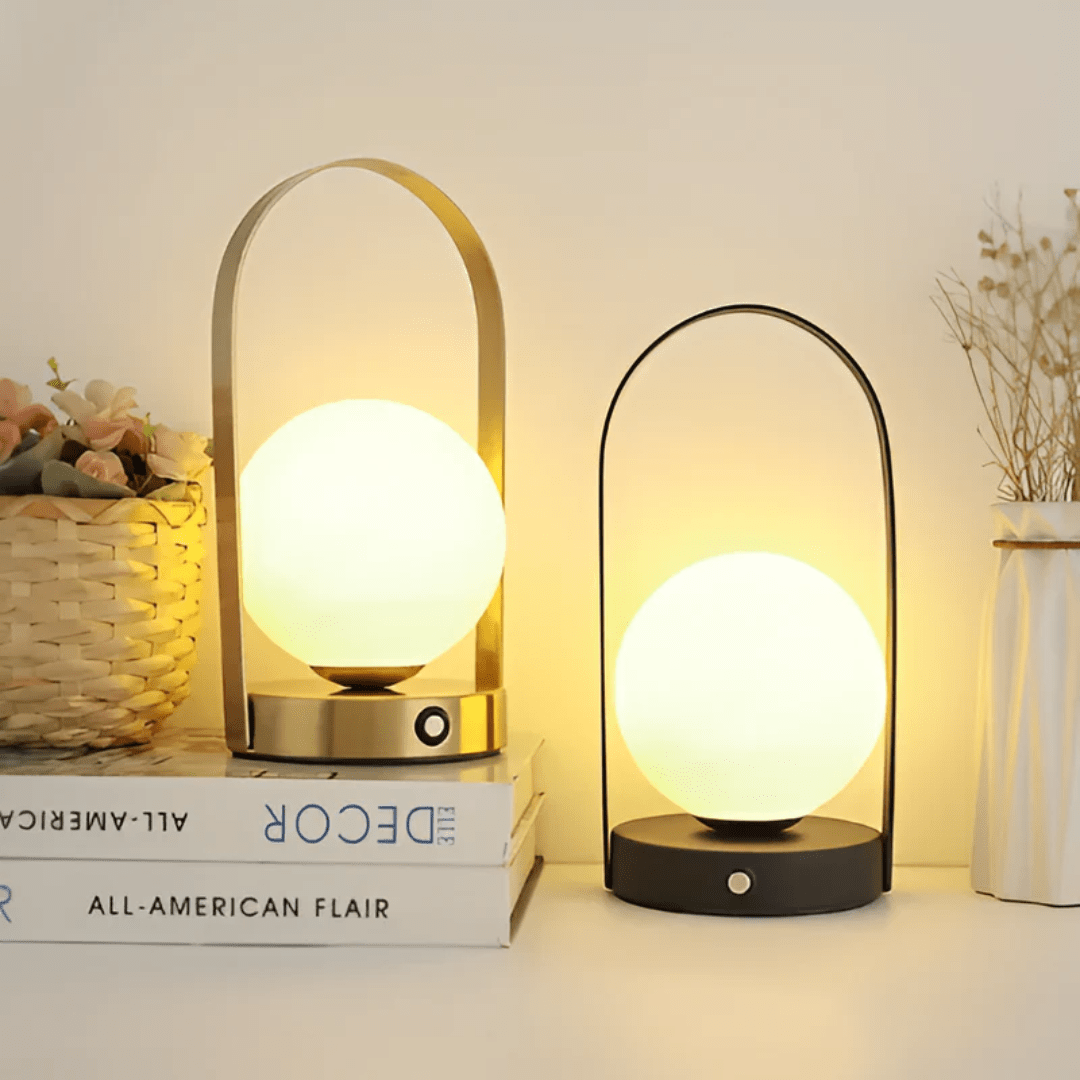 Trådløs USB-bordlampe med genopladelig funktion og stil