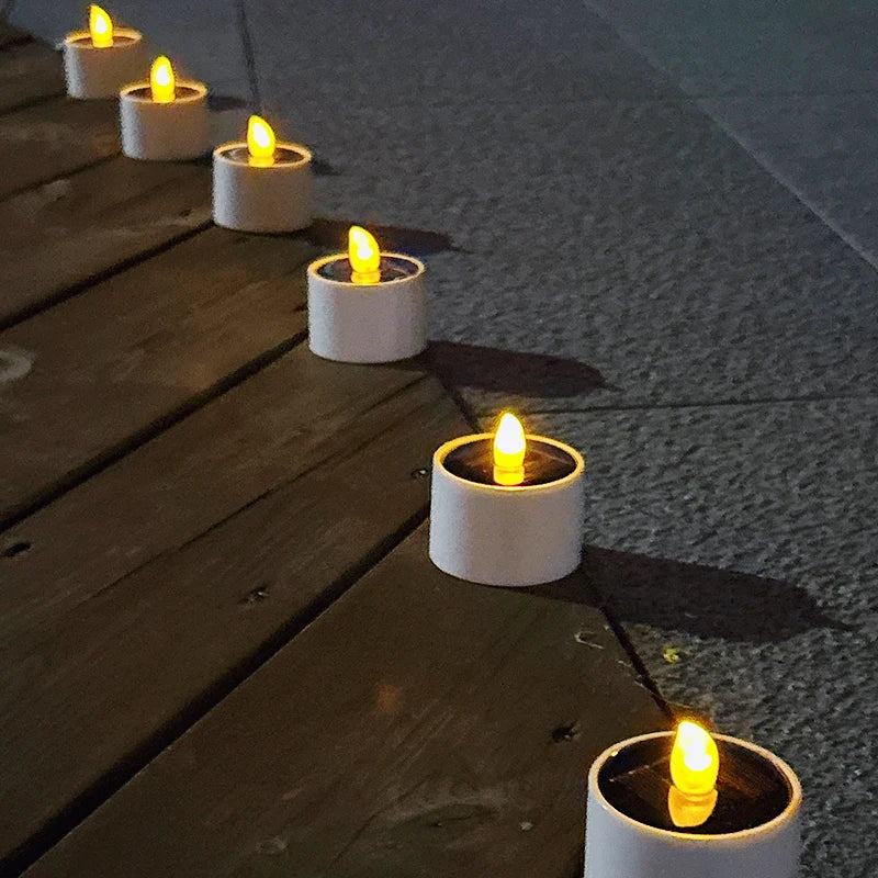 Solcelledrevet LED-lys til udendørs hygge