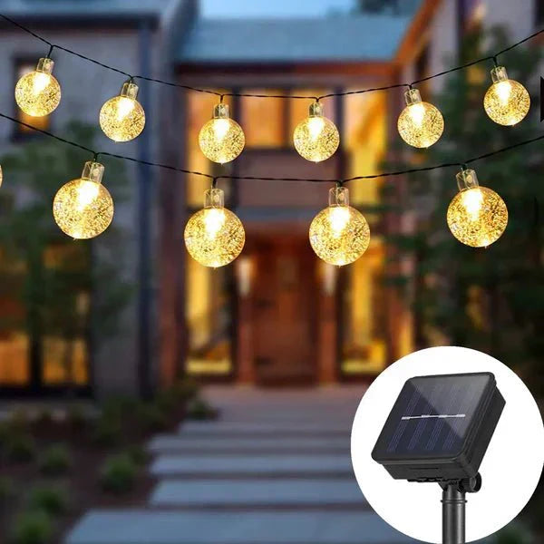 Soldriven LED-ljusslinga - Energisnål och Hållbar Utomhus