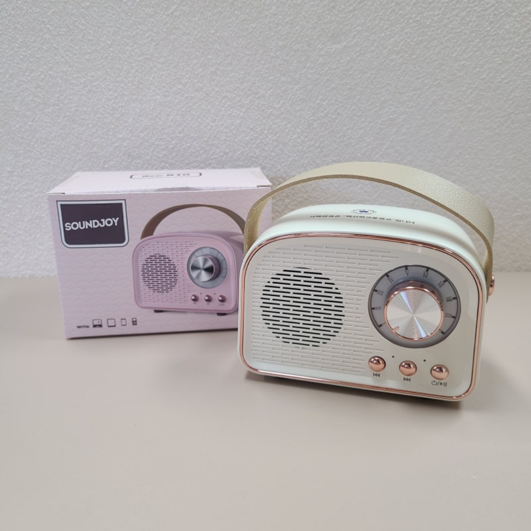 VintageLyric | Bärbar Bluetooth-högtalare med FM-radio