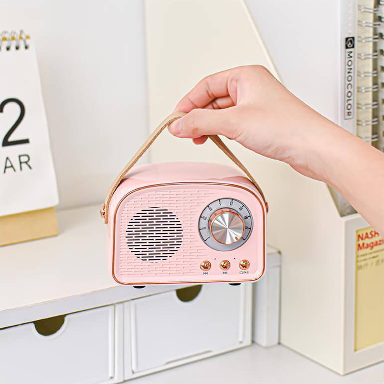 VintageLyric | Bärbar Bluetooth-högtalare med FM-radio