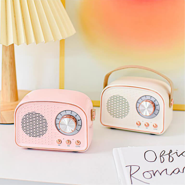 VintageLyric | Bärbar Bluetooth-högtalare med FM-radio