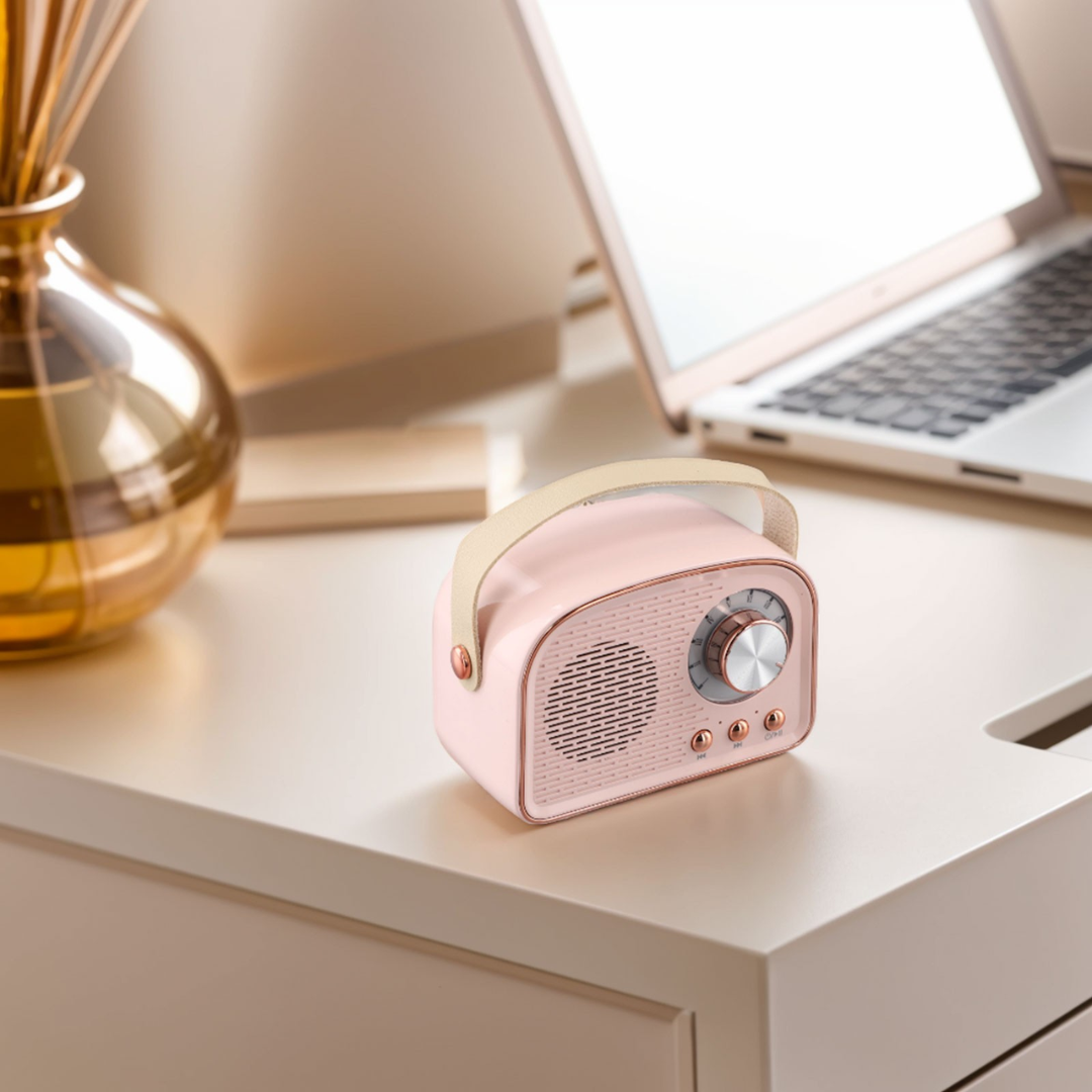 VintageLyric | Bärbar Bluetooth-högtalare med FM-radio