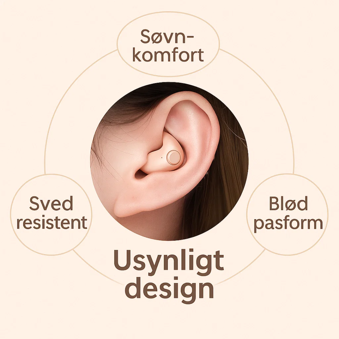 SovSmart | Osynliga trådlösa hörlurar för god nattsömn