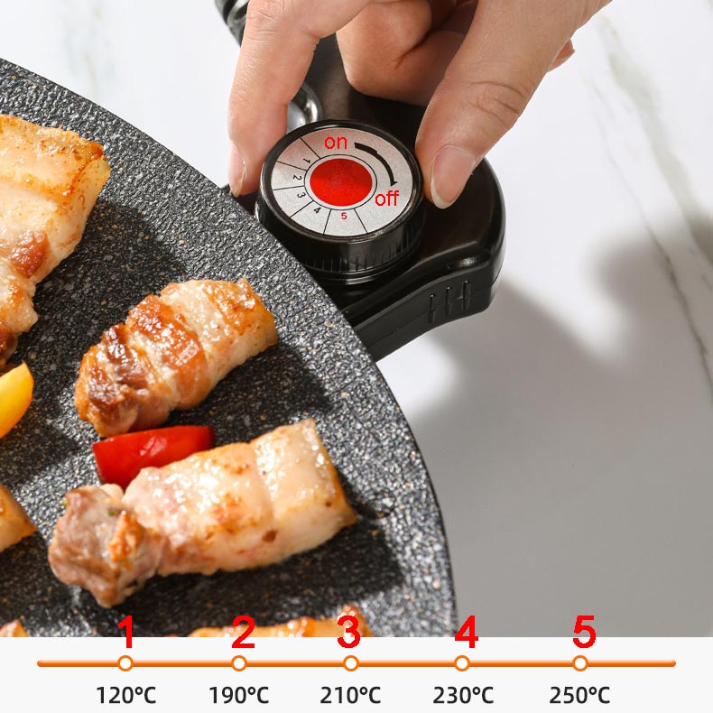 SmartGrill Rökfri Grill | Kompakt Elgrill med Justerbar Temperatur