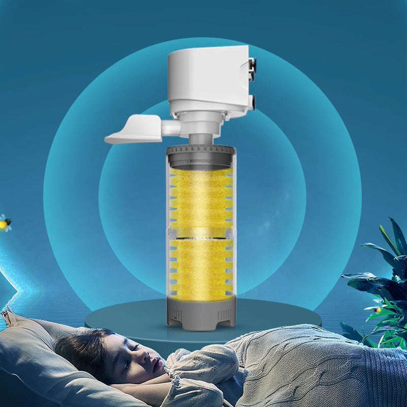 Støjsvag elektrisk filter til akvarium – AquaSilence