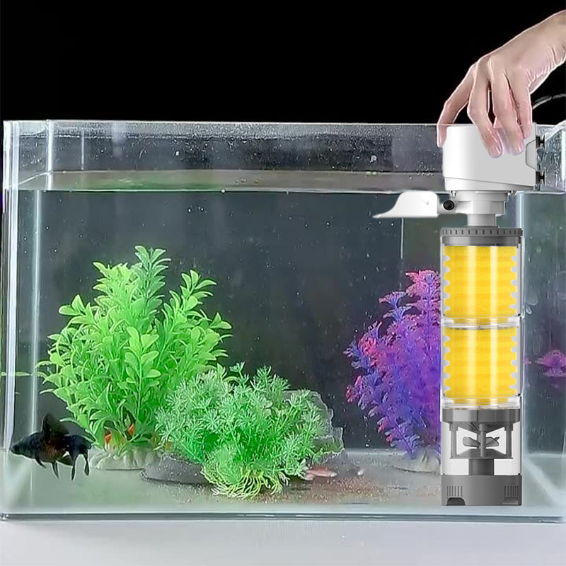 Støjsvag elektrisk filter til akvarium – AquaSilence