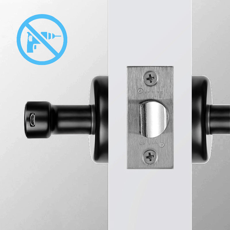 Smart dörrhandtag med fingeravtryck och Bluetooth appkontroll
