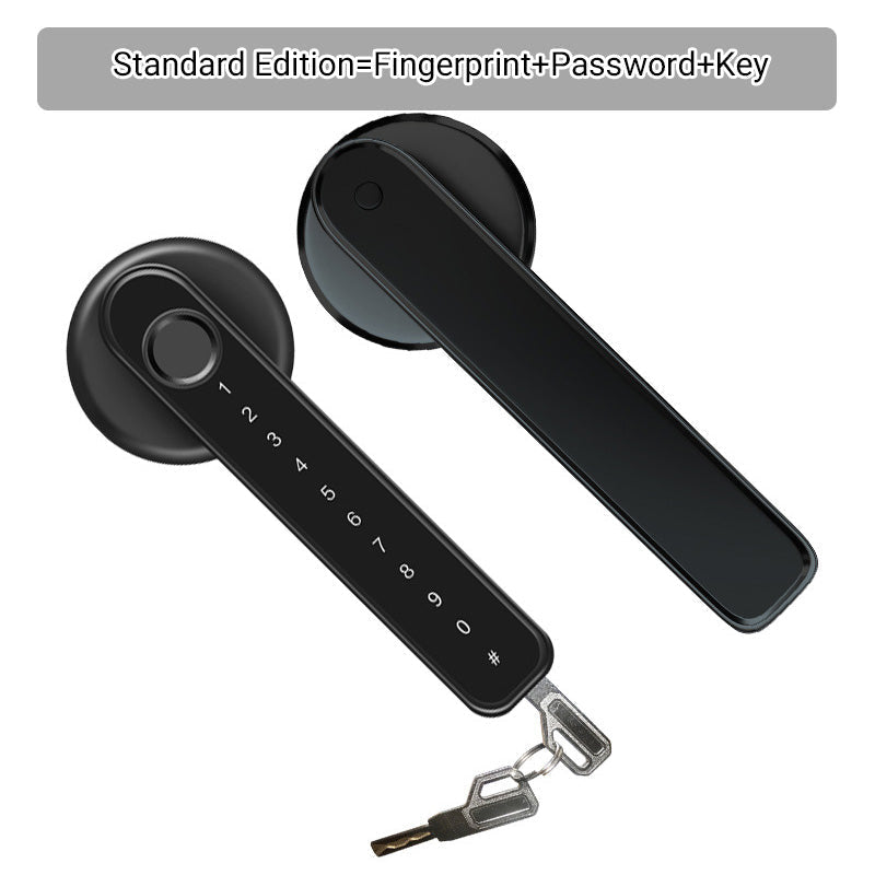 Smart dörrhandtag med fingeravtryck och Bluetooth appkontroll