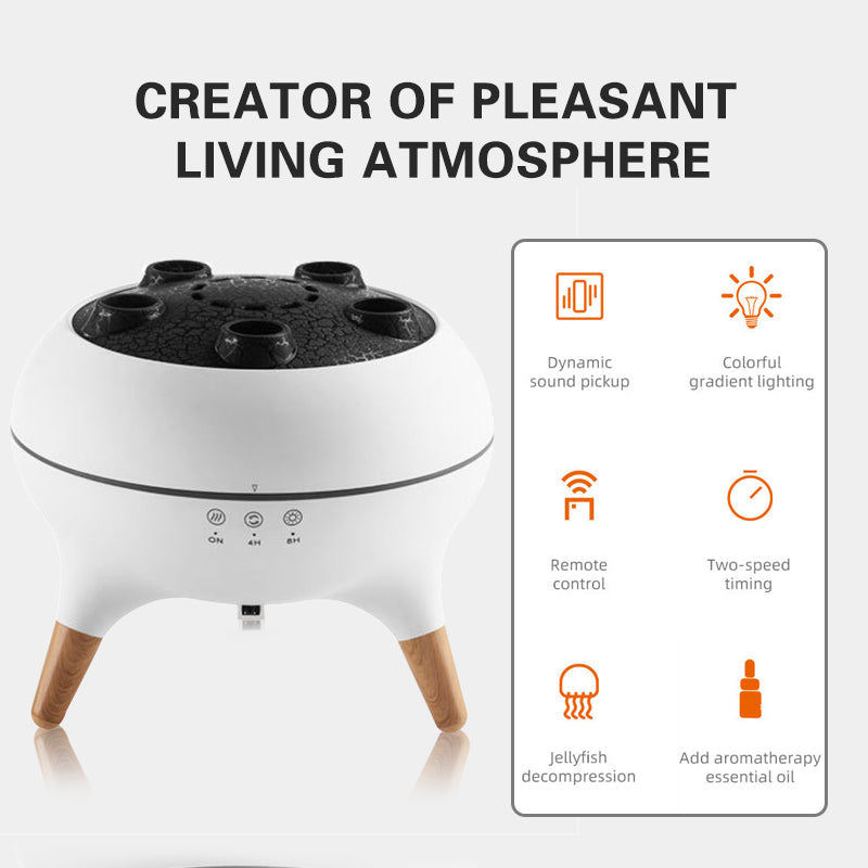 Aroma Diffuser med Ultralyd, 7 LED-Farver og Timerfunktion