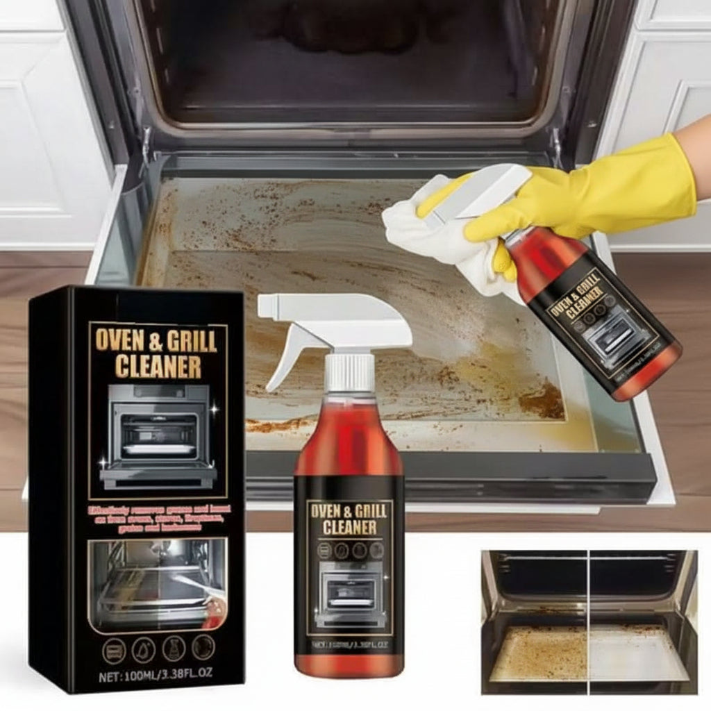 Effektiv Ovn- og Grillrens Spray – Fjern Fedt Nemt