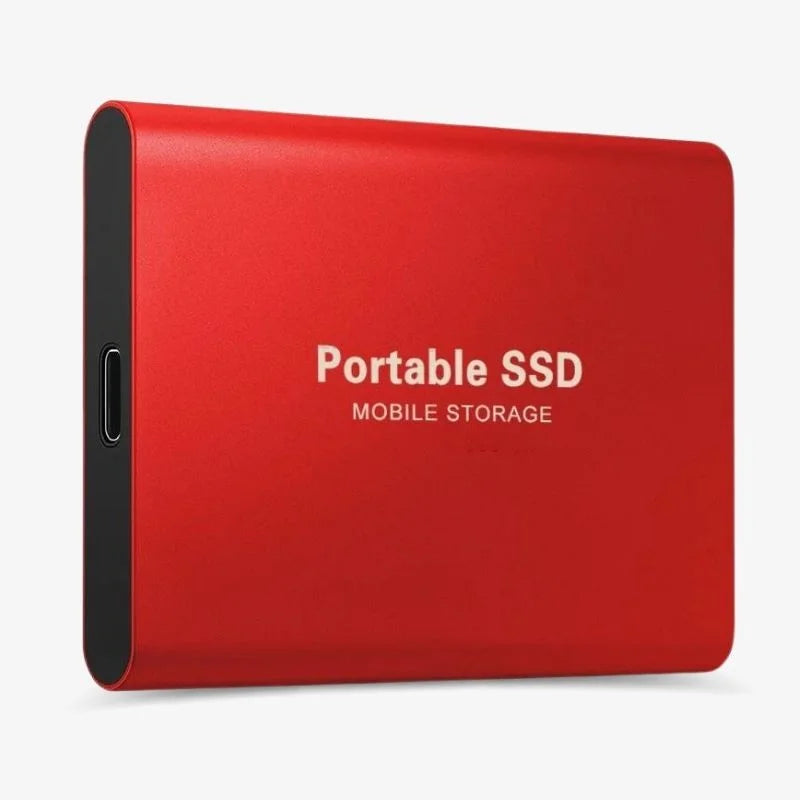 Bärbar SSD med blixtsnabb överföring och stor kapacitet