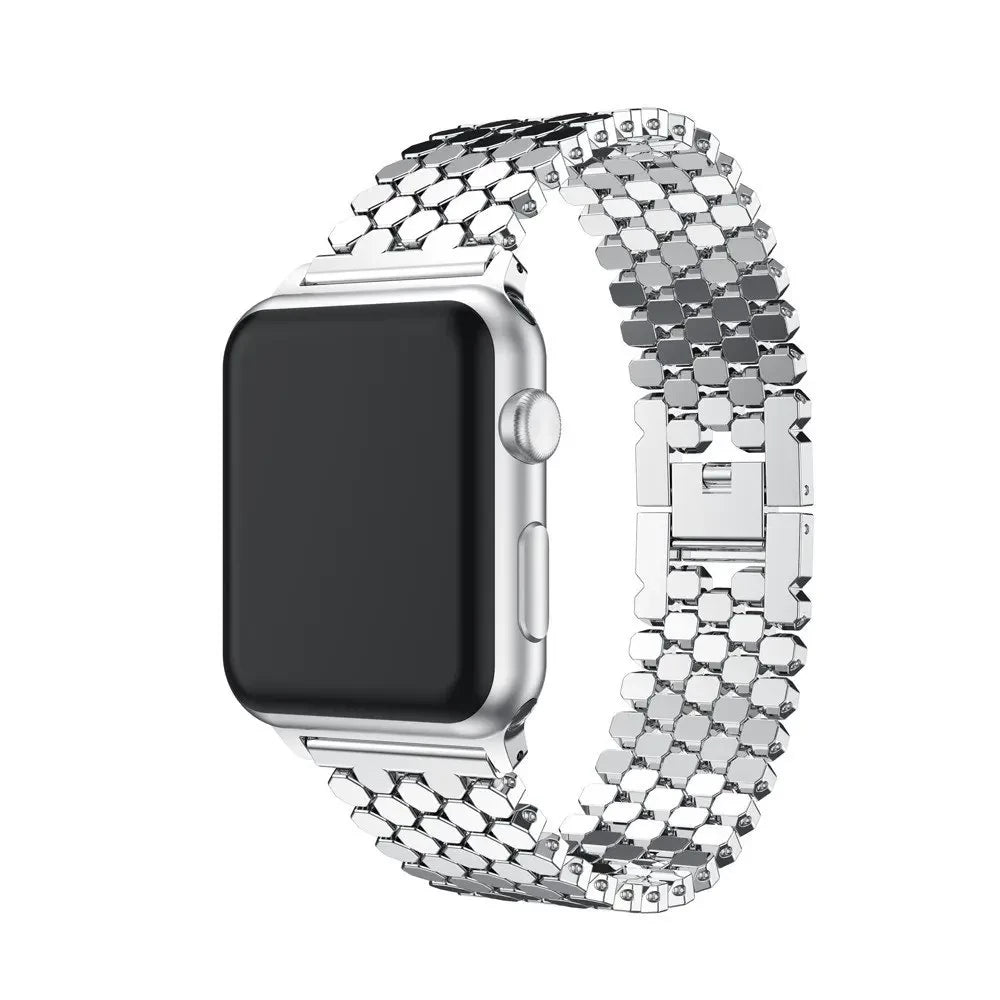 Elegant rustfrit stålrem til Apple Watch til hverdag og fest