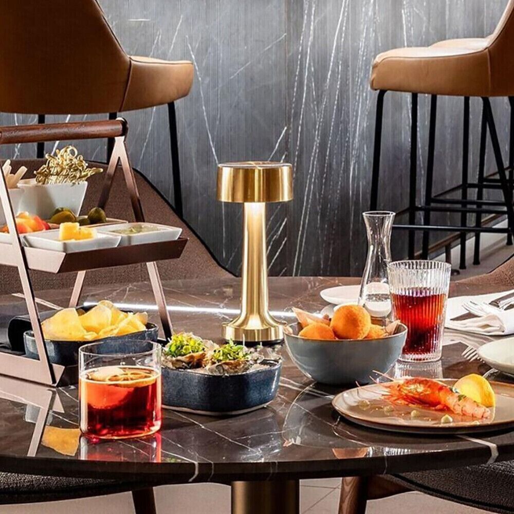 Trådlös LED-bordslampa – justerbar ljusstyrka, elegant design