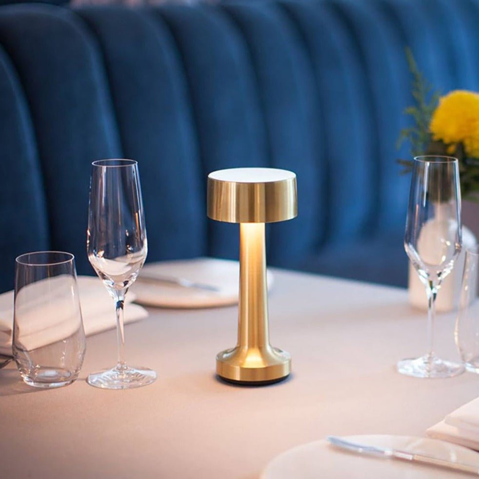 Trådlös LED-bordslampa – justerbar ljusstyrka, elegant design