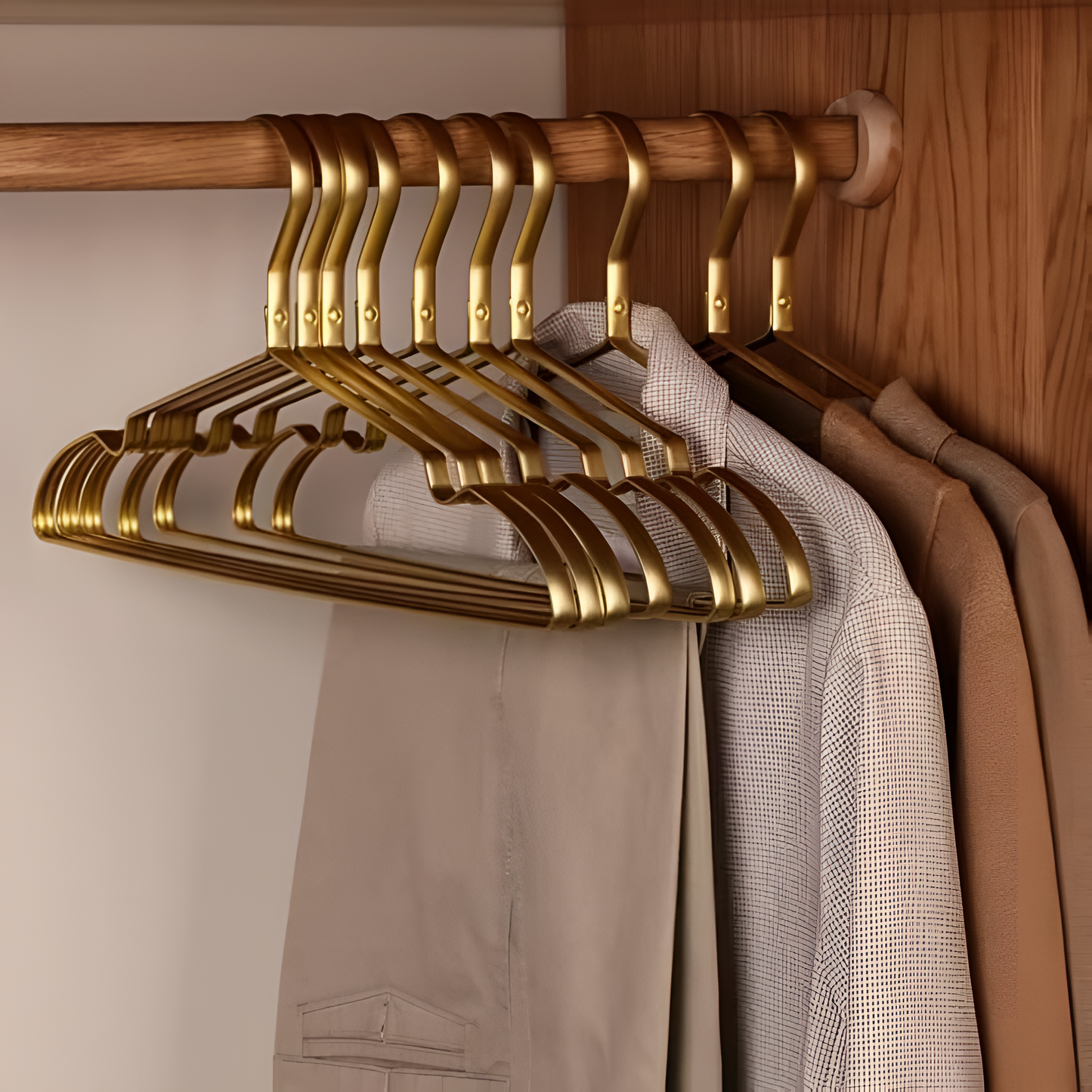 Skridsäkra aluminiumgalgar | Utrymmesbesparande design
