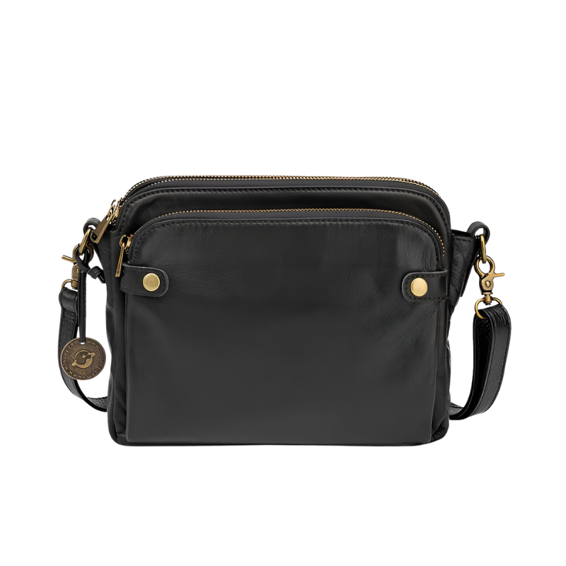 Elegant Crossbody Väska i Läder - Stil och Funktionalitet