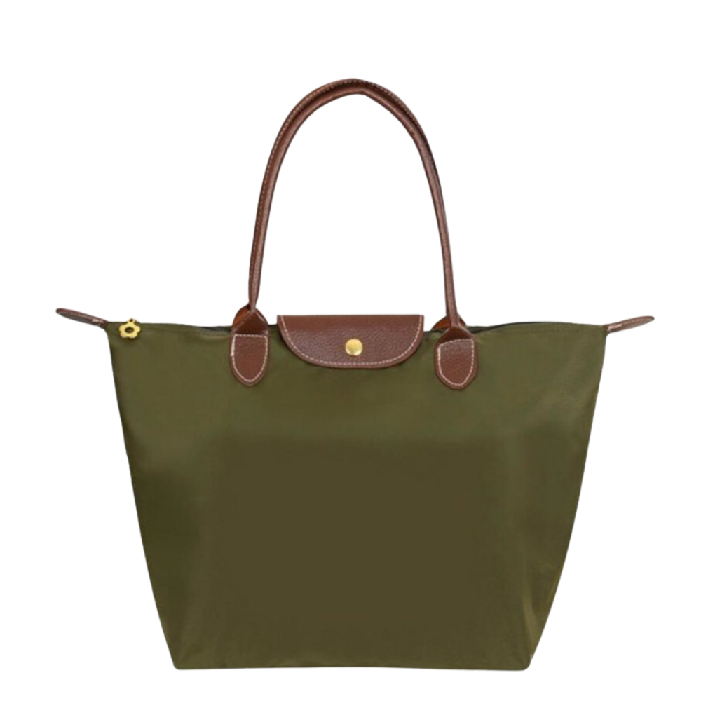 Taske med luksuriøse håndtag og tidløst design