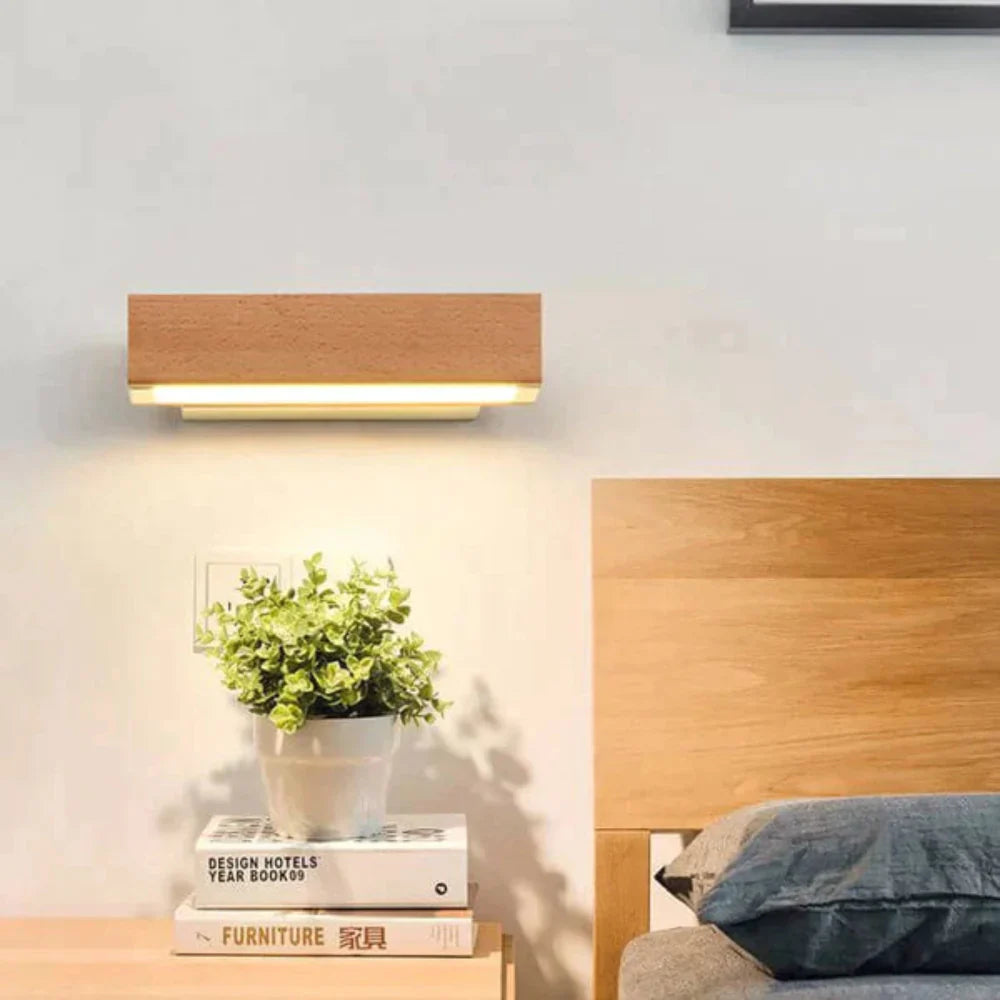 LED Væglampe med justerbart trædesign – Energivenlig og drejbar