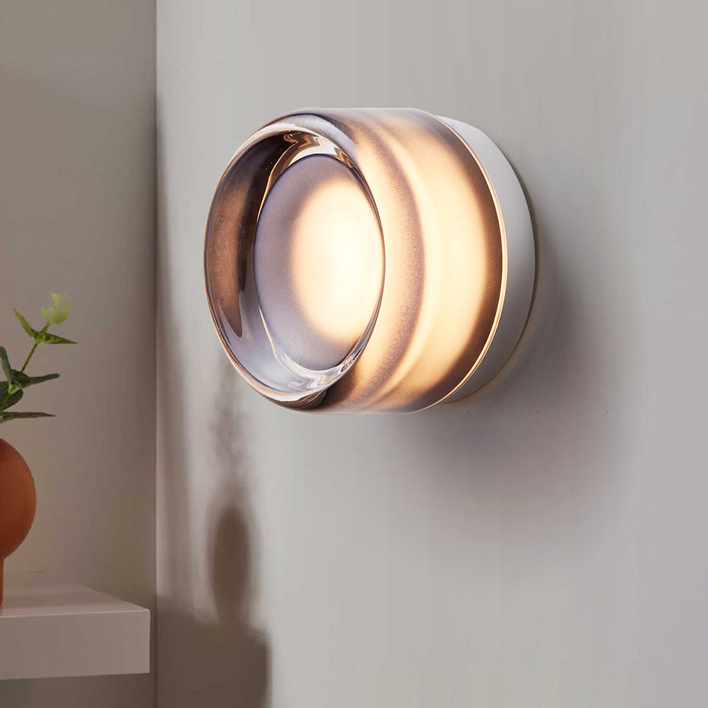 Modern Rund Vägglampa i Akryl med LED - Energibesparande