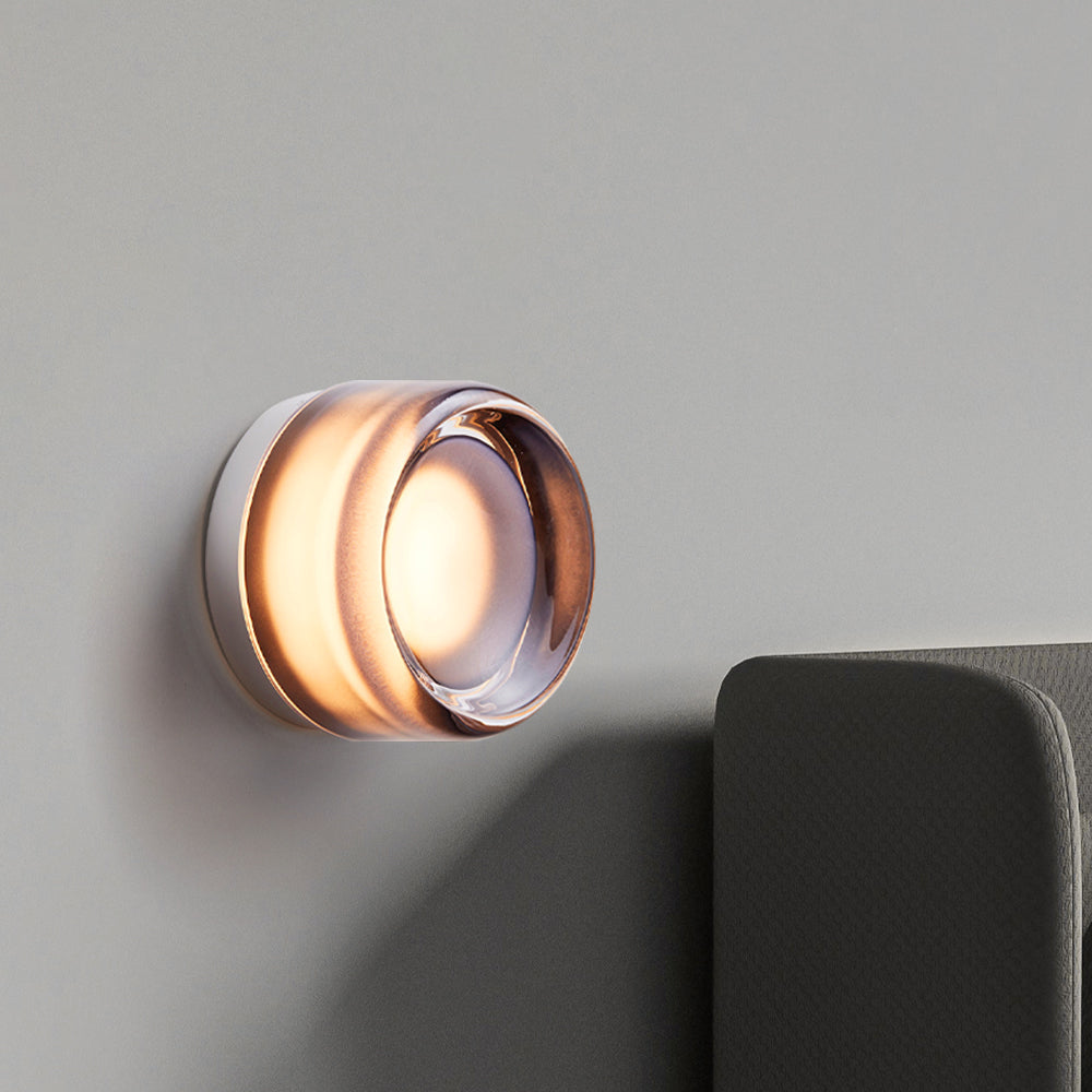Modern Rund Vägglampa i Akryl med LED - Energibesparande