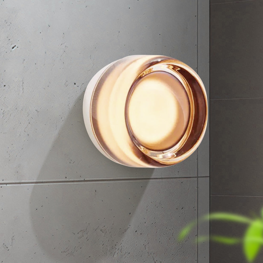 Modern Rund Vägglampa i Akryl med LED - Energibesparande