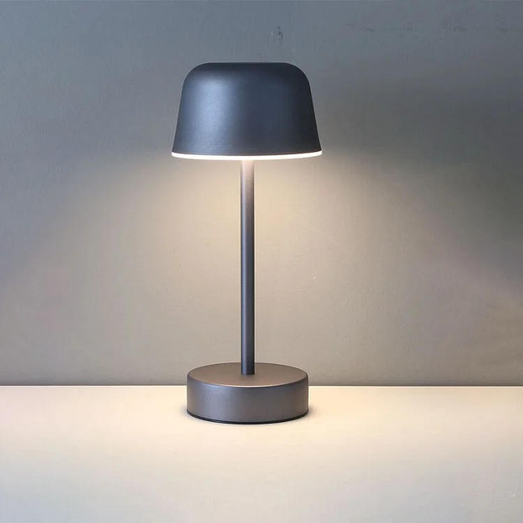 Stilren LED-bordslampa med Justerbar Ljusstyrka & Trådlös Bekvämlighet