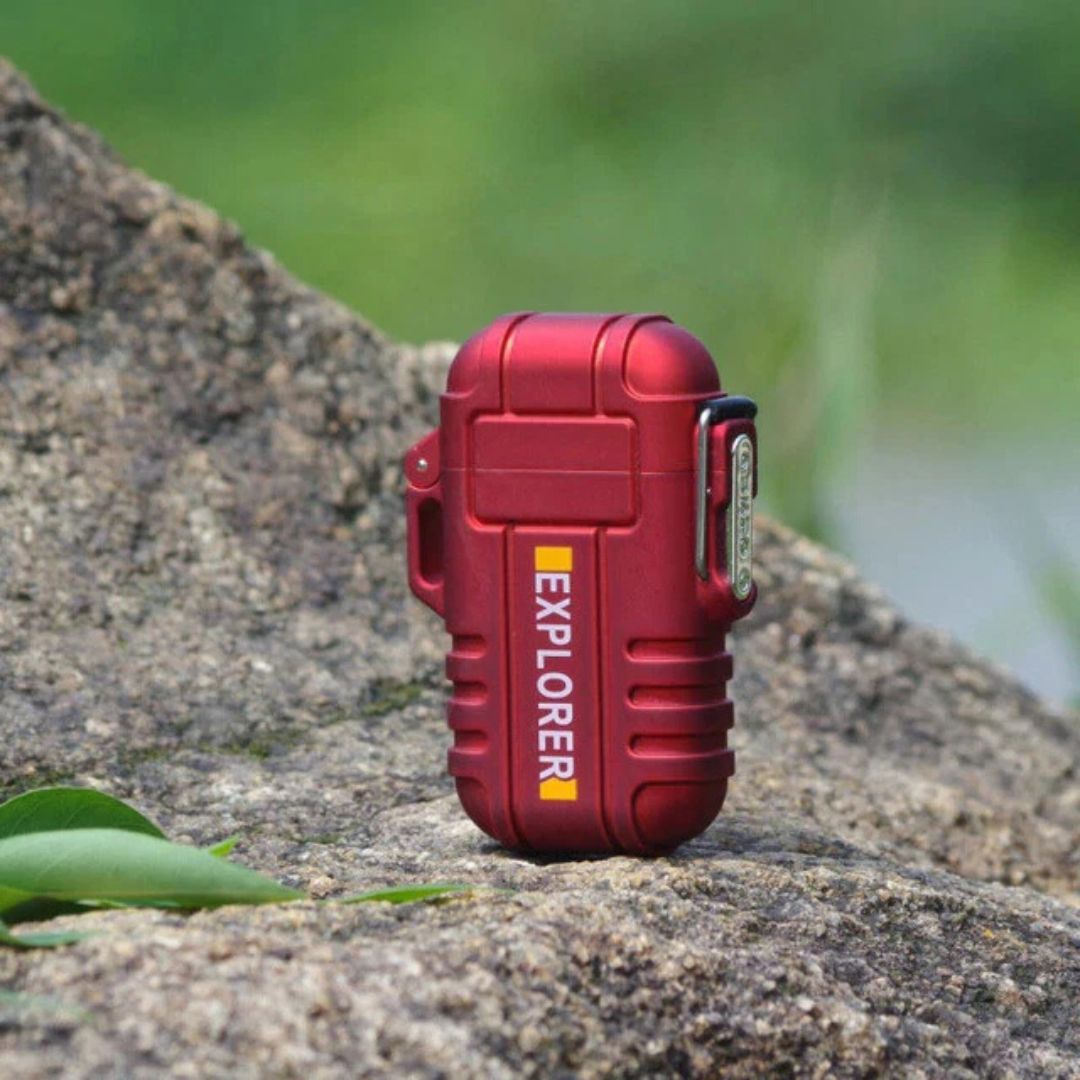 Elektrisk Dobbelt Bue Lighter | Genopladelig, Vindbestandig & Ideel til Camping og Udendørs Eventyr