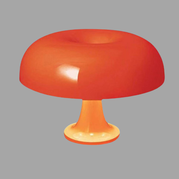 Stilren Svampebordlampe med Justerbar Belysning