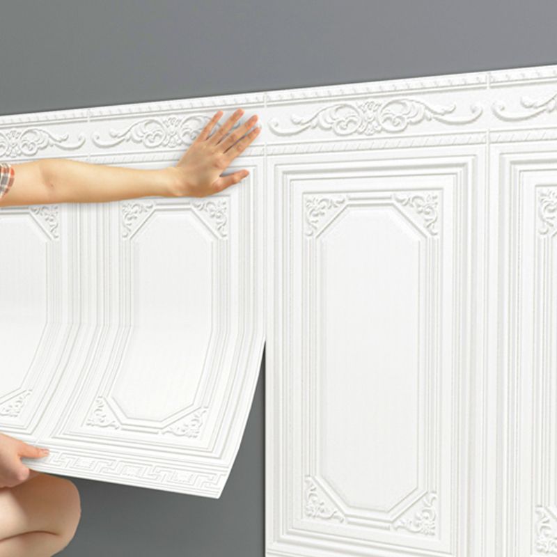Självhäftande 3D Vinyl Väggpaneler - Enkel Uppgradering