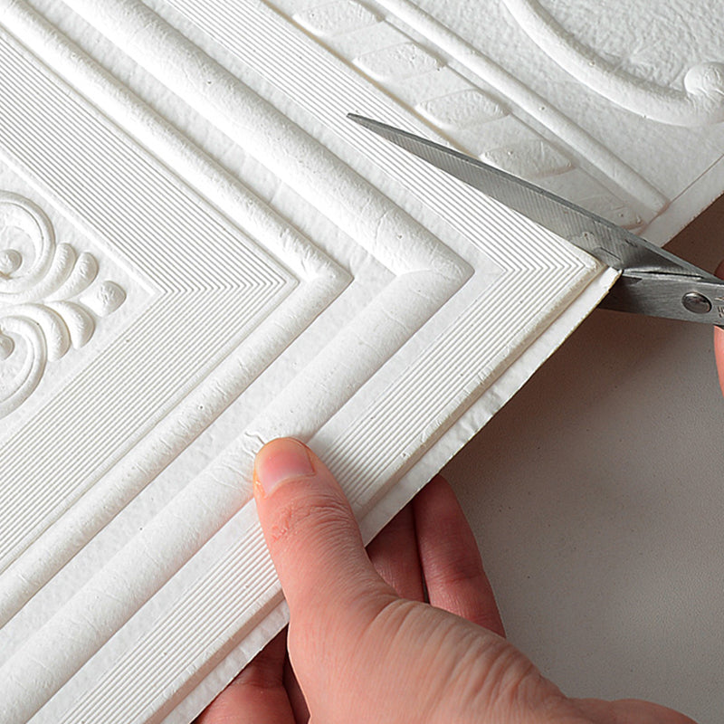 Självhäftande 3D Vinyl Väggpaneler - Enkel Uppgradering