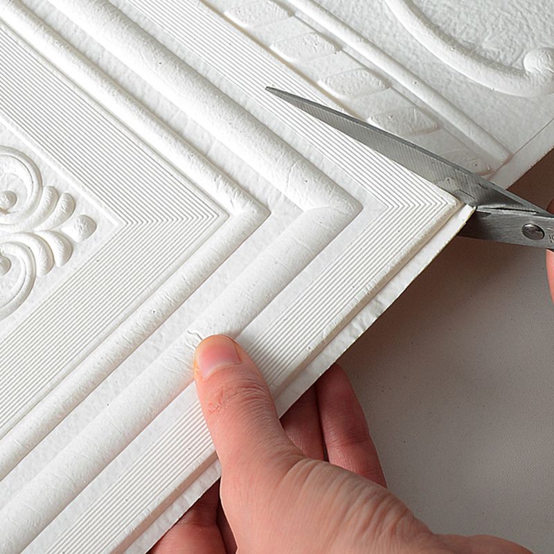 Självhäftande 3D Vinyl Väggpaneler - Enkel Uppgradering