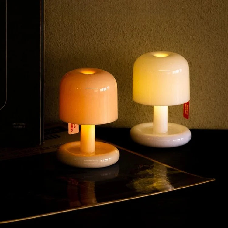 Bordlampe med Beroligende Solnedgangsglød – Genopladelig LED
