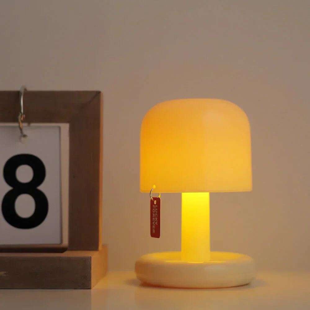Bordlampe med Beroligende Solnedgangsglød – Genopladelig LED