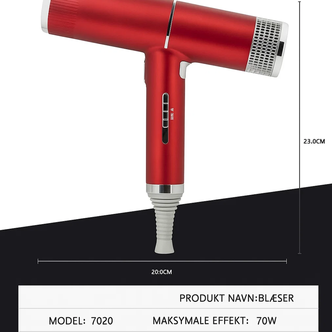 LynTør | Magnetisk hårfön för problemfri styling