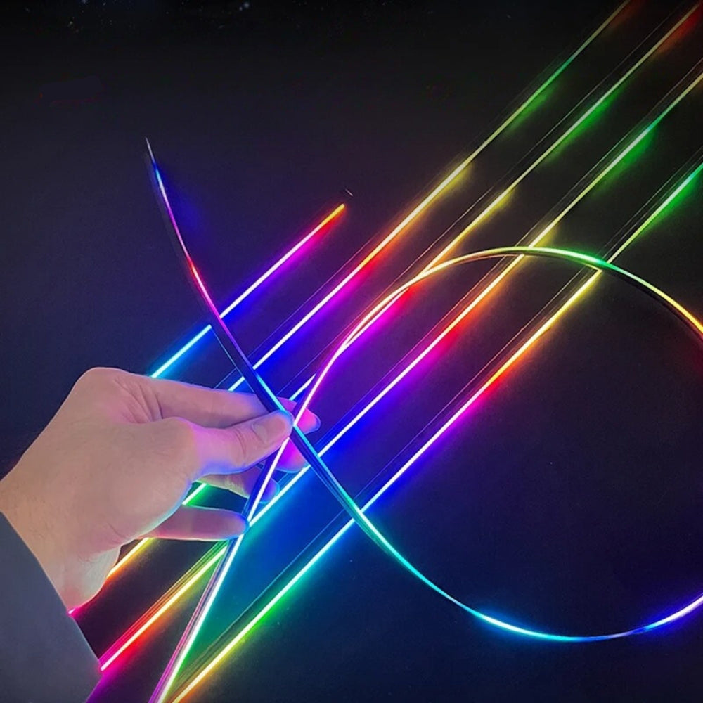 Smart LED-belysning för bilens interiör med elegans