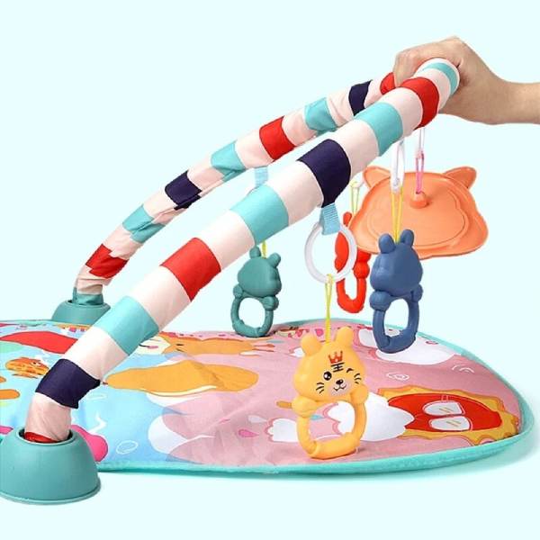 Interaktivt Musik Legetæppe til Baby - Stimulerer Sanserne