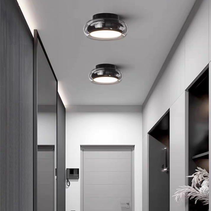 Vintage LED Loftlampe i Akryl – Retro Stil med Moderne Effekt