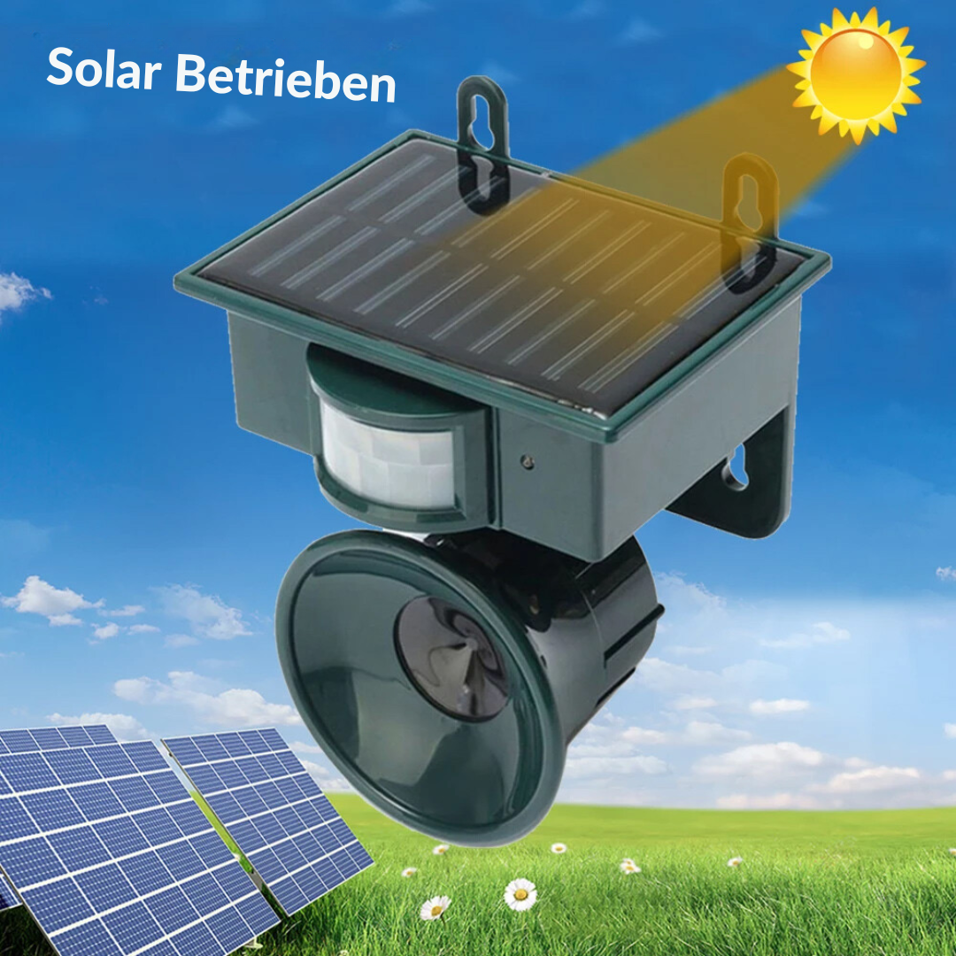 Fuglesikring | Vejrbestandig enhed til skræmning af fugle med solenergi