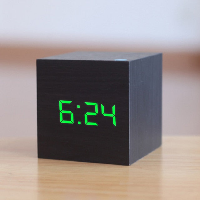 SmartCube | Kompakt digital väckarklocka med LED-skärm