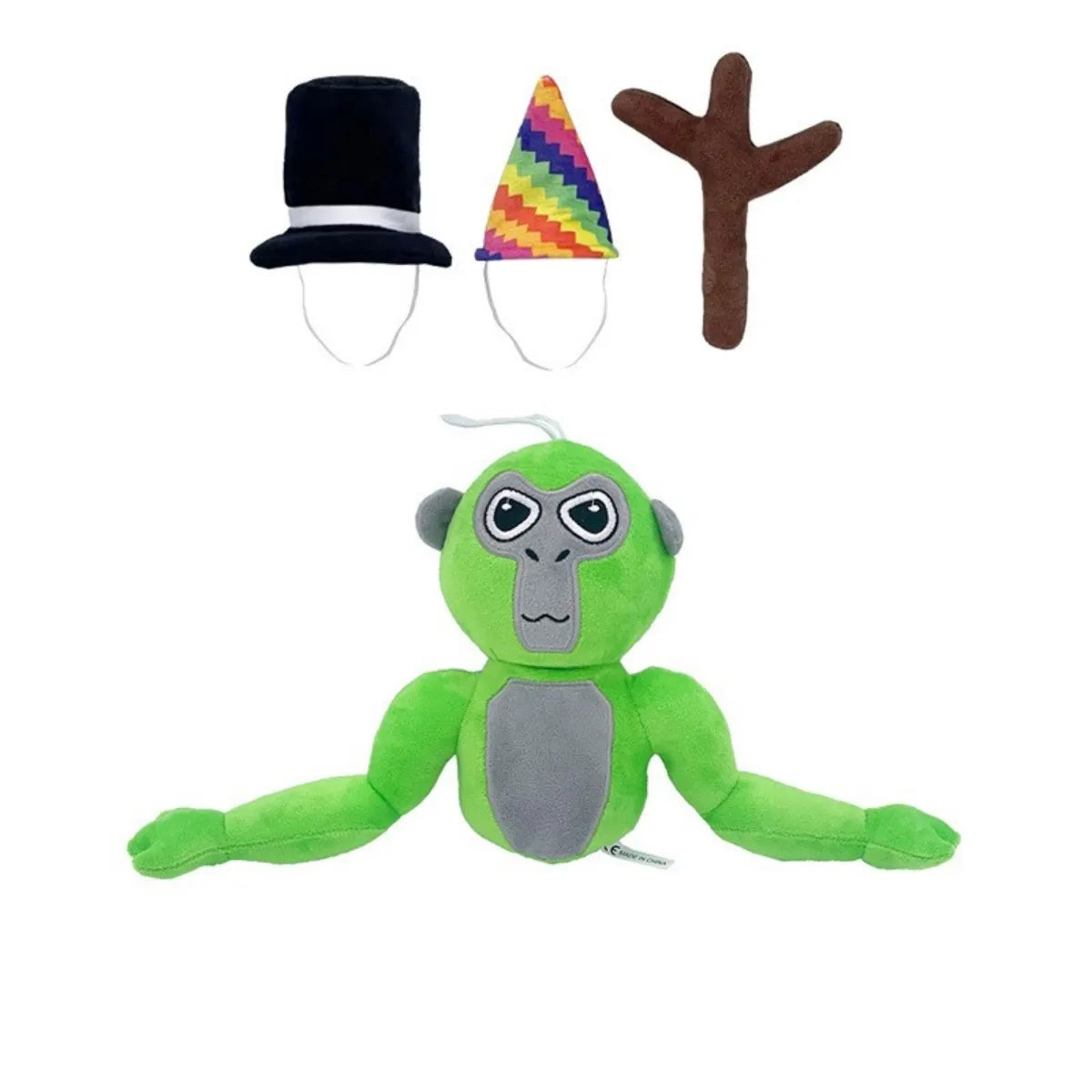 Farverig Abekat Plush Figur