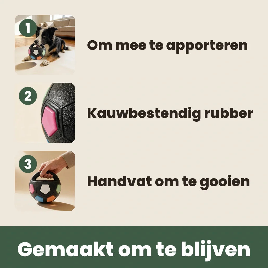 Hållbara hundleksaker för kraftiga tuggare