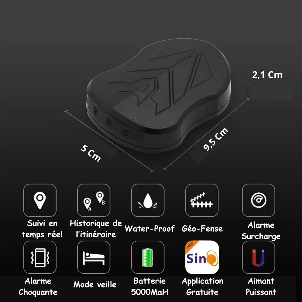 Avanceret 4G GPS Tracker til Biler med Lang Batterilevetid