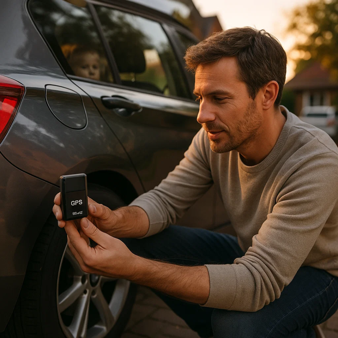 SafeTrack | Mini GPS-enhed med lyd, magnet og realtidsopsporing