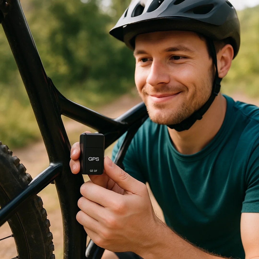 SafeTrack | Mini GPS-enhed med lyd, magnet og realtidsopsporing