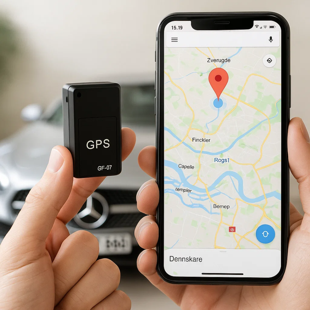 SafeTrack | Mini GPS-enhed med lyd, magnet og realtidsopsporing