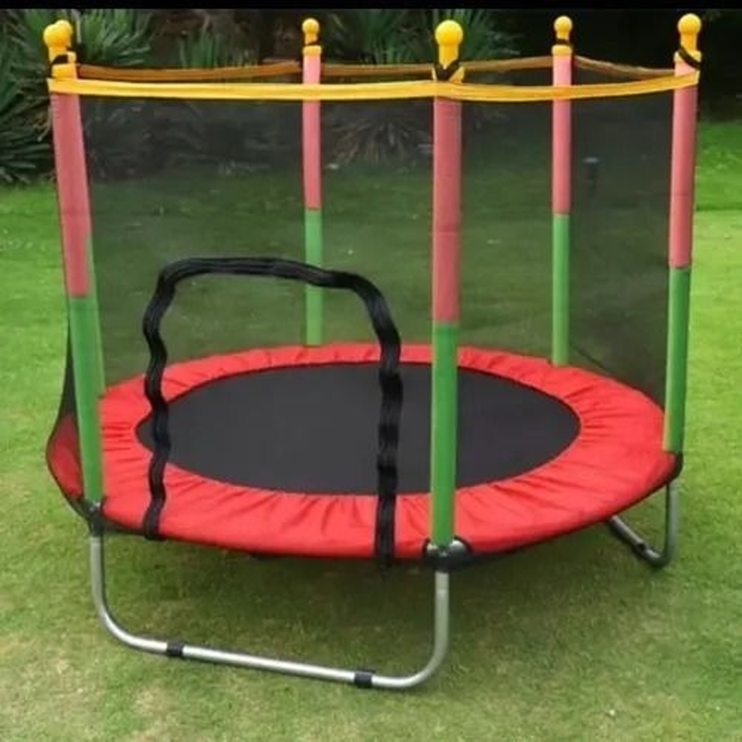 Säker Trampolin för Barn med Skyddsnät – HoppFest