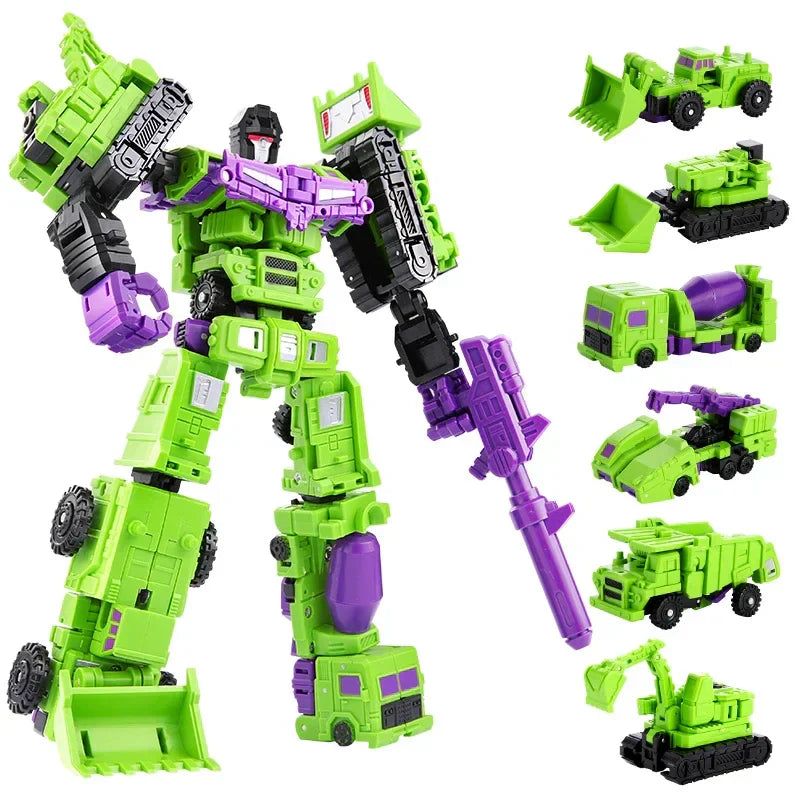 Forvandlingsrobot - 6-i-1 Actionfigur til Børn